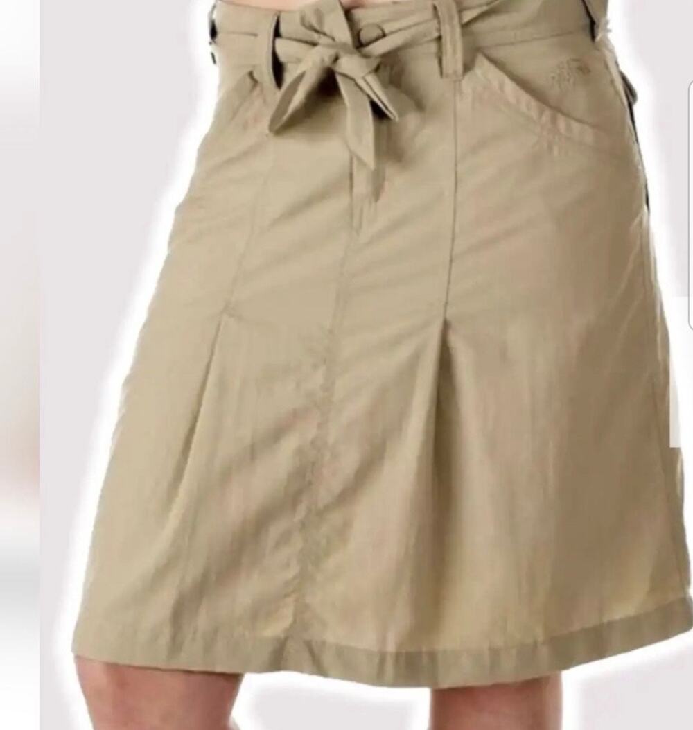 The North Face Utility Hiking Skirt Beige Outdoor Gorpcore Travel Size 12